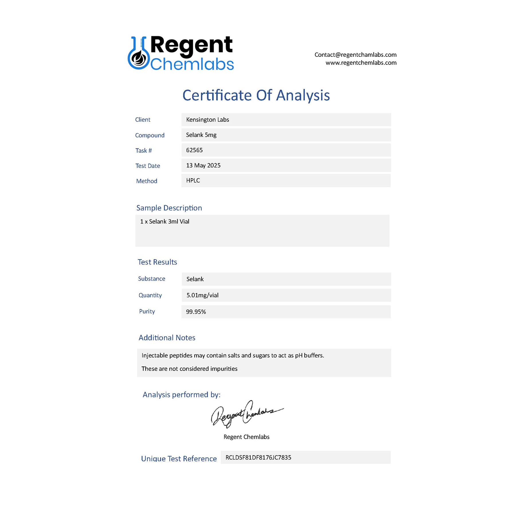 Selank - 5mg - Image 2