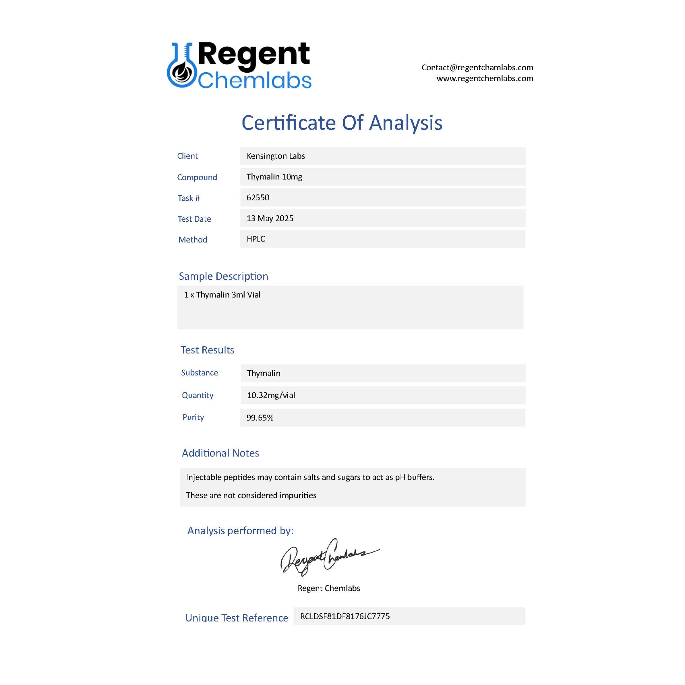 Thymalin - 10mg - Image 2