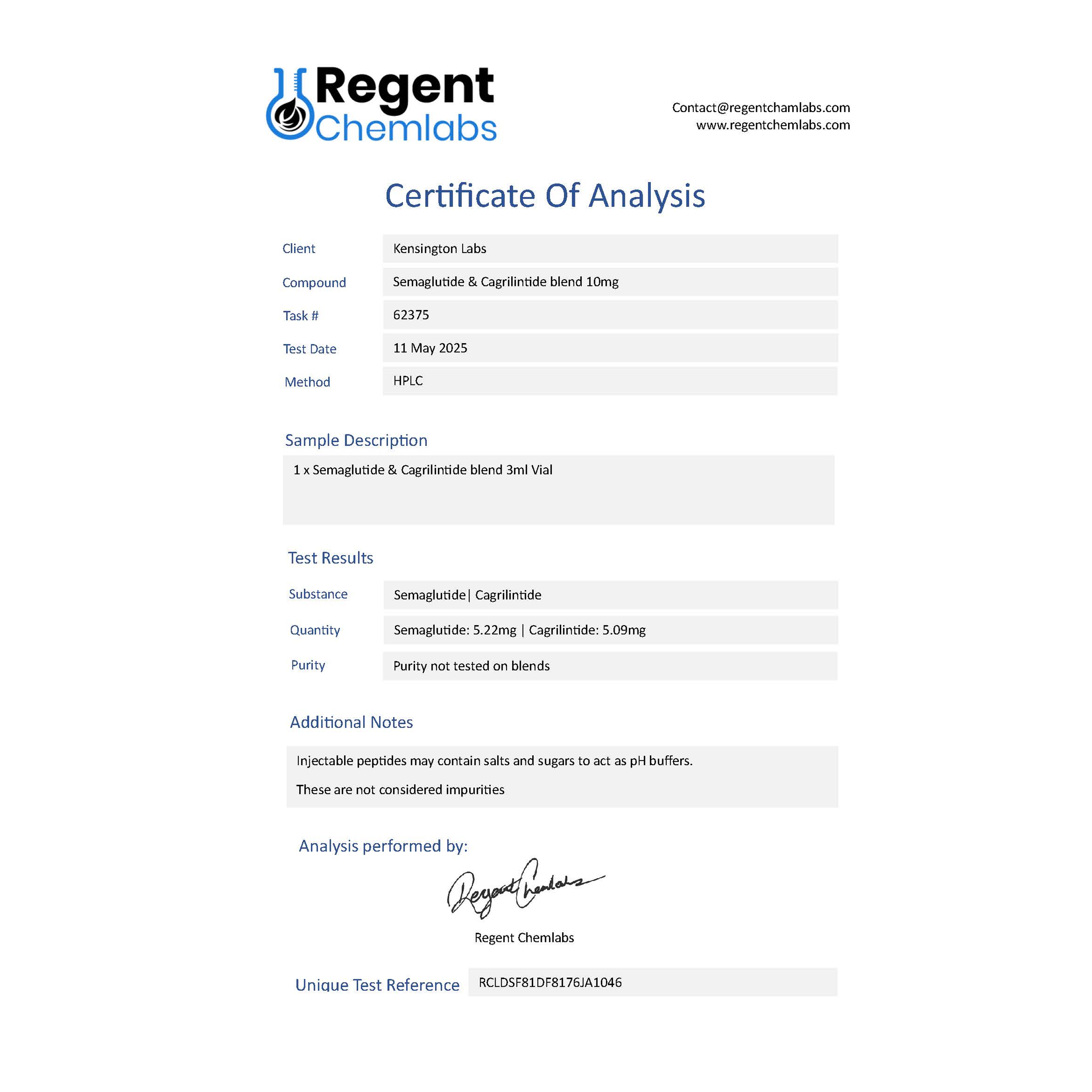 Semaglutide & Cagrilintide Blend - 10mg - Image 2