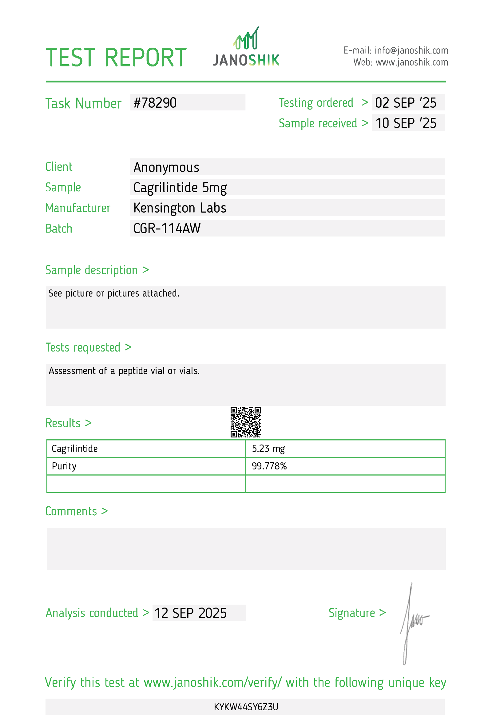 Cagrilintide 5mg - Image 2