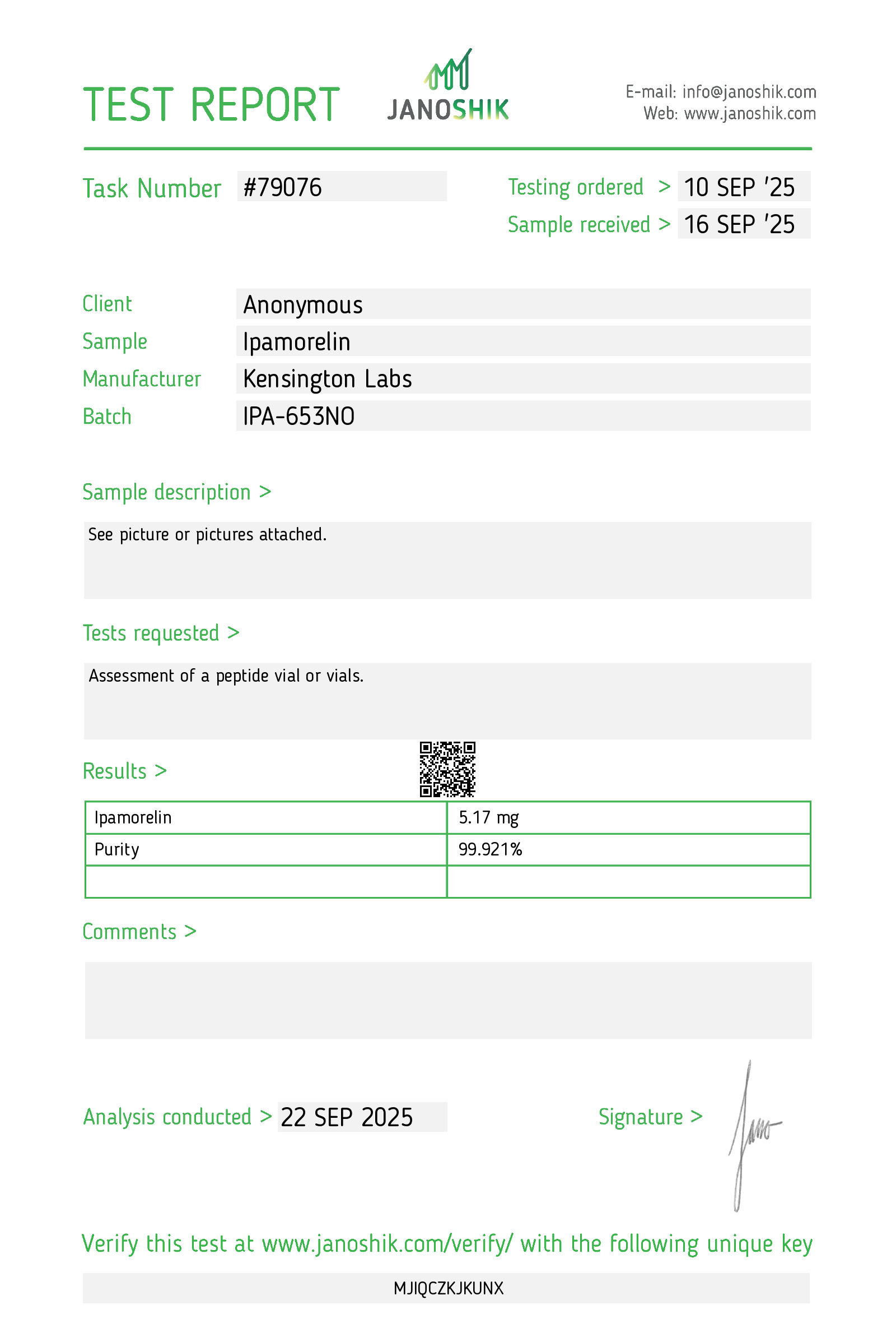 Ipamorelin - 10mg - Image 2